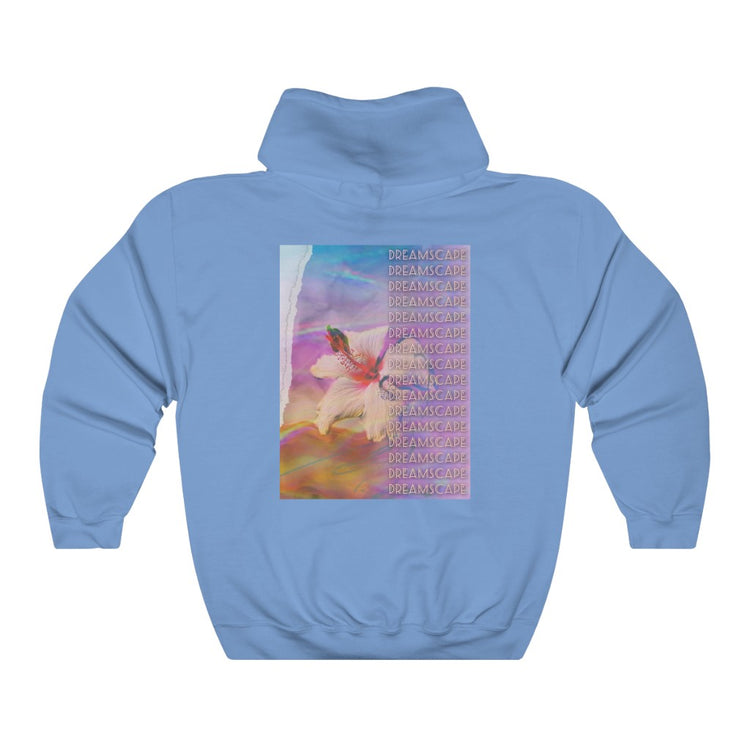 Flower Hoodie (Baby-Blue) – 50/50 Designs